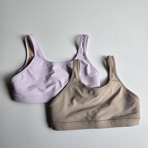 Old Navy Lavender and Taupe Sports Bras